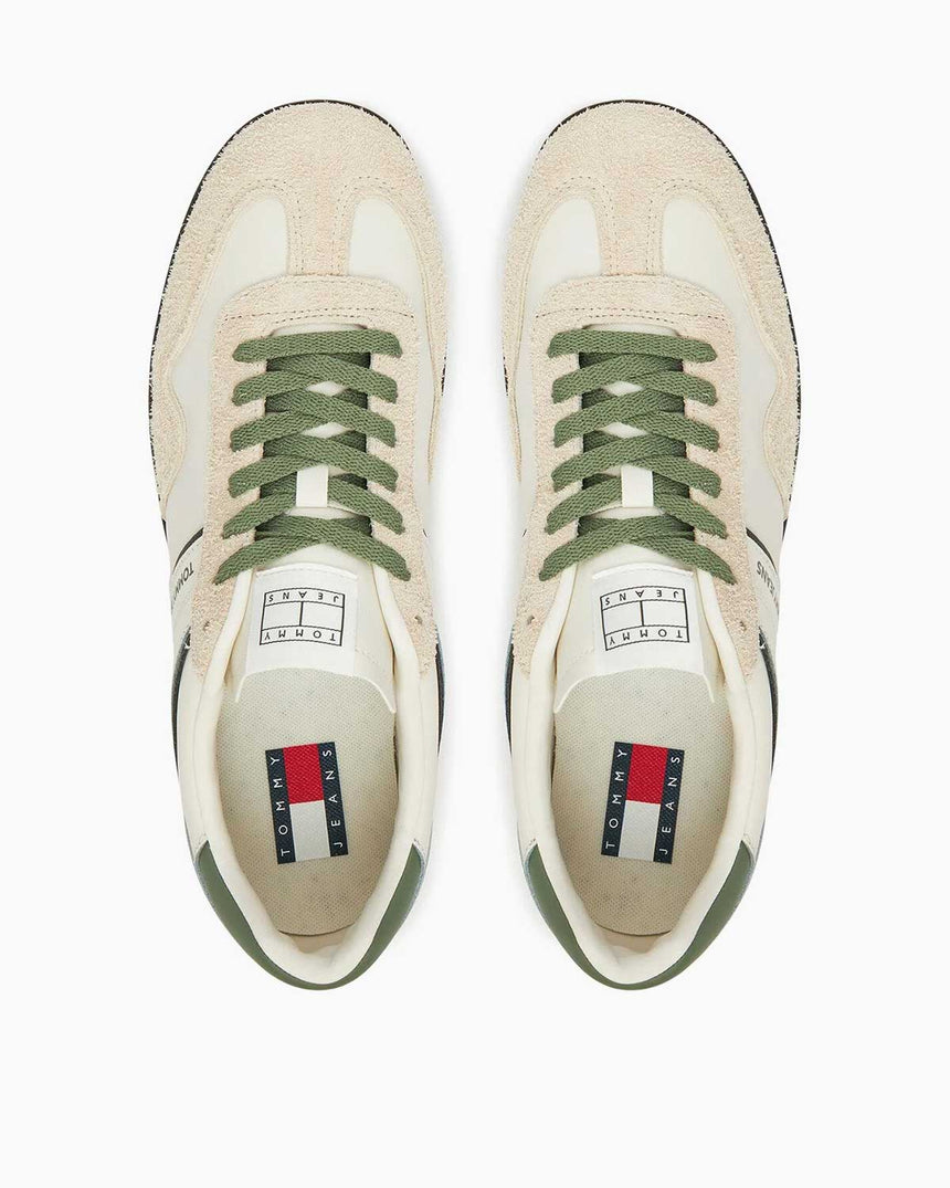 Tommy Hilfiger The Greenwich Deri Erkek Sneaker Ivory