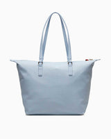 Tommy Hilfiger Poppy Canvas Tote Omuz Çantası Blue