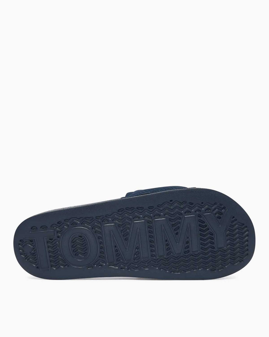 Tommy Hilfiger Aqua Pool Slide Erkek Terlik Dark Night Navy