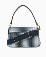 Tommy Hilfiger Poppy Summer Conv Kadın Çapraz Askılı Çanta Space Blue Stripes