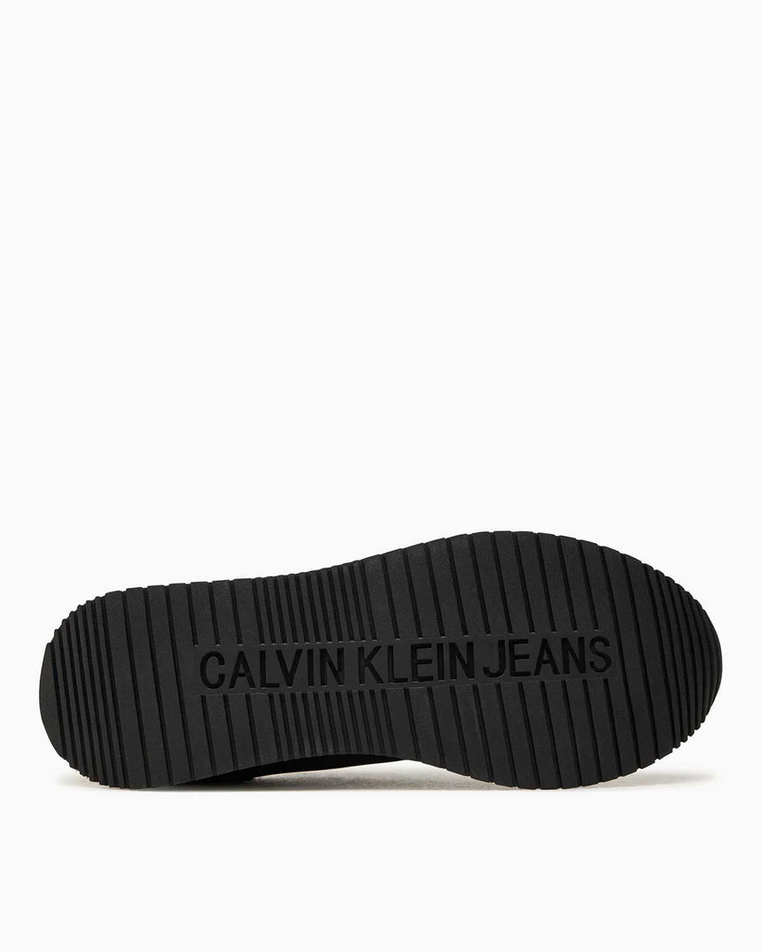 Calvin Klein Jeans Runner Lace Up Sneaker Black/Bright White