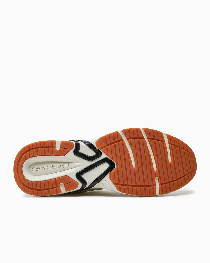 Calvin Klein Retro Tennis Low Top Sneakers Icicle/Eggshell/Black