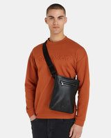 Calvin Klein Elevated Pu Flatpack Çapraz Askılı Çanta Black