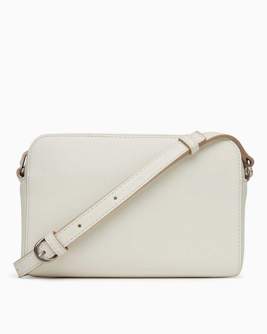 Calvin Klein Sculpted Camera Bag Lily White