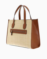 Guess Status Compartment El Çantası Natural - Cognac