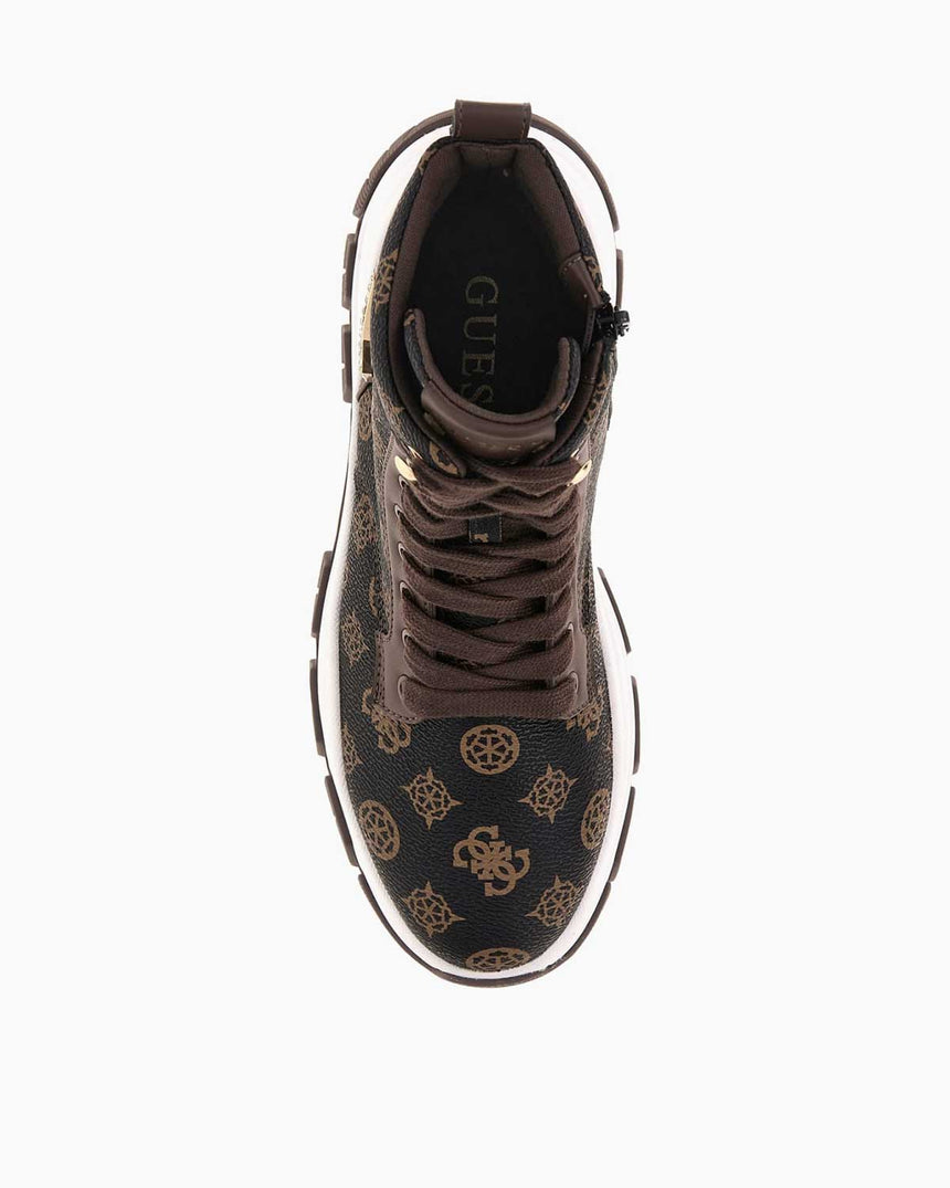 Guess Benzon Logolu Kadın Sneaker Brown