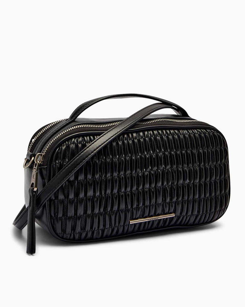 Calvin Klein Kırma Dantelli Camera Bag Kadın Çapraz Askılı Çanta Black