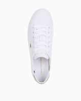 Tommy Hilfiger Canvas Lace Up Sneaker White