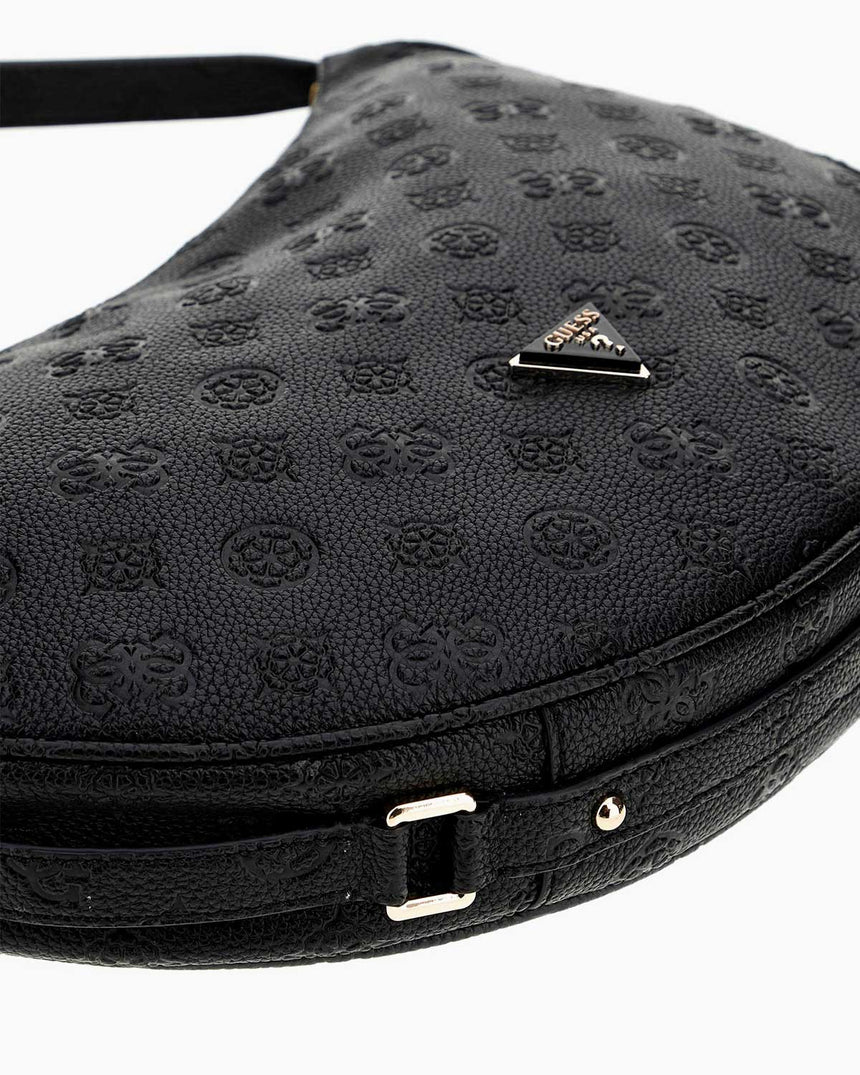 Guess Cresedia Large Hobo Omuz Çantası Black