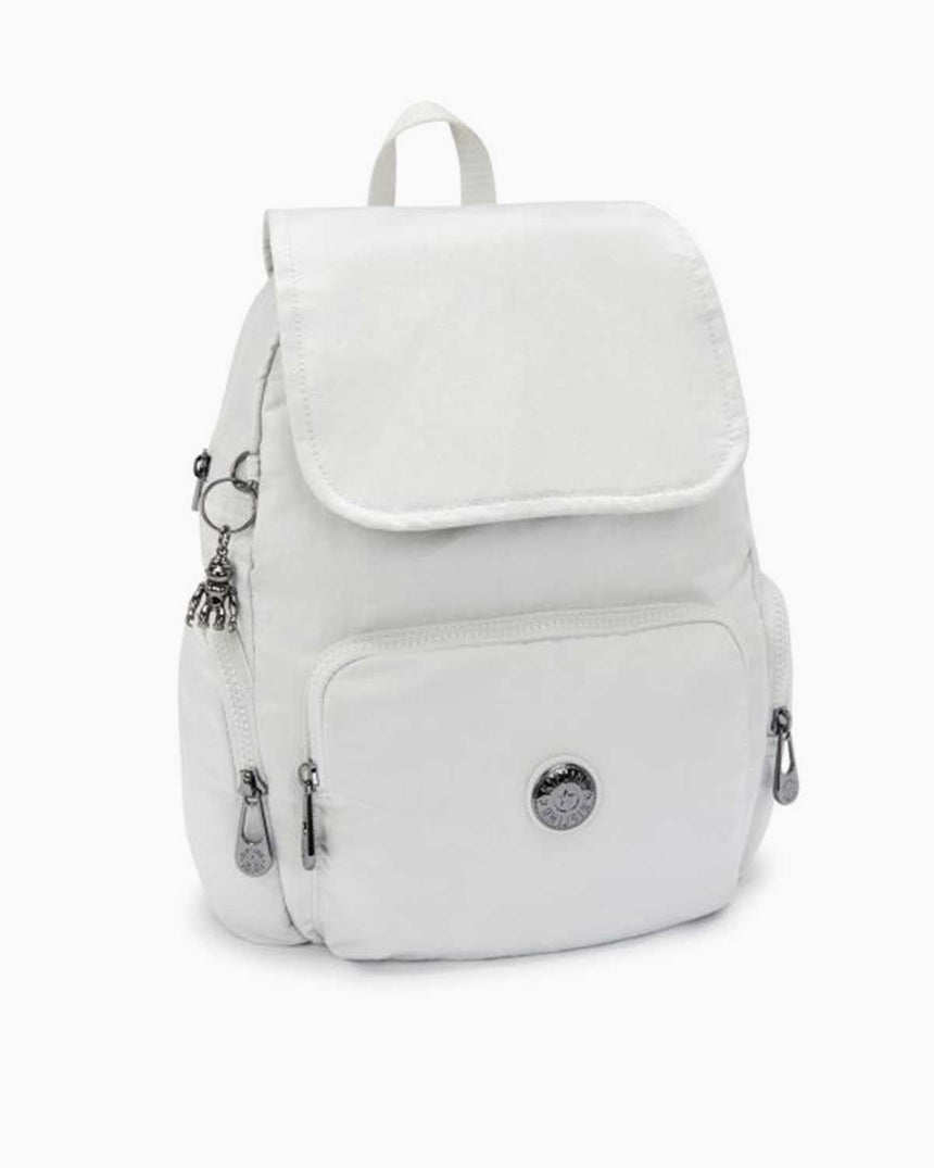 Kipling City Zip S Basic Elevated Sırt Çantası Silver Night