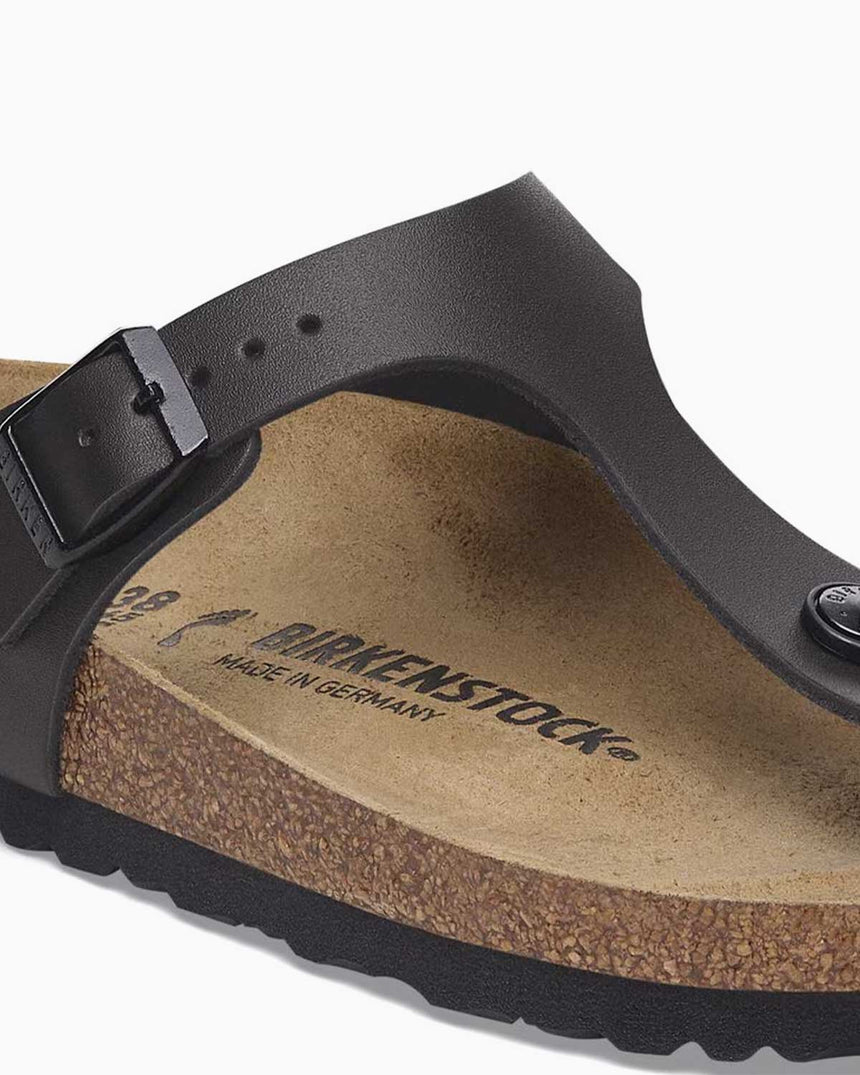 Birkenstock Gizeh Doğal Deri Terlik Black