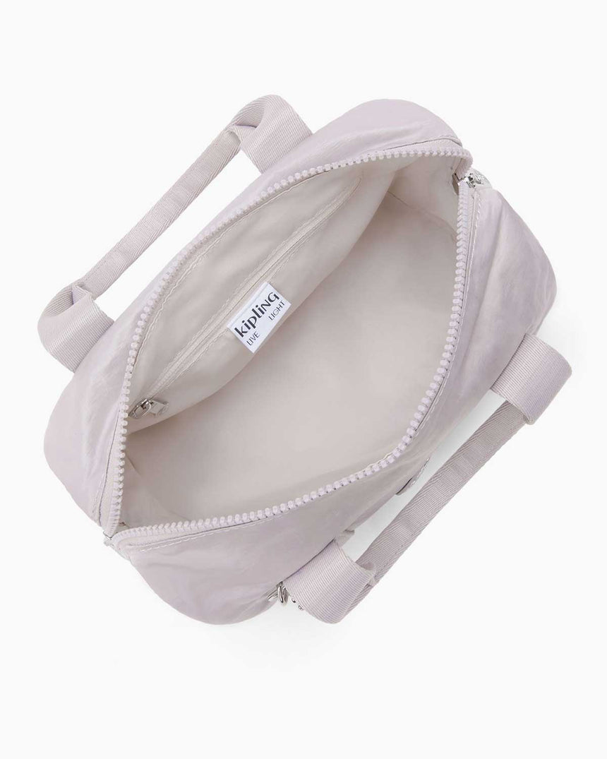Kipling Bina M Basic Elevated Omuz Çantası Gleam Silver