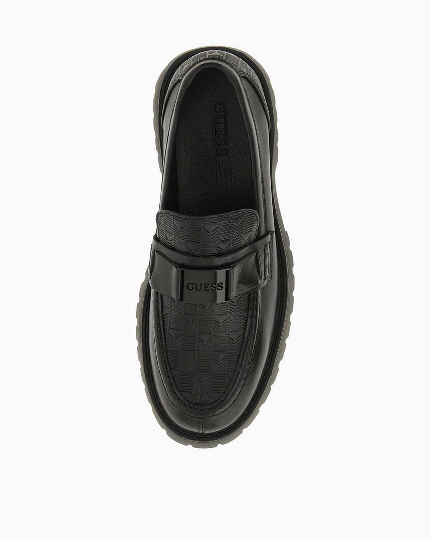 Guess Gorizia II Erkek Deri Karışımlı Makosen Black