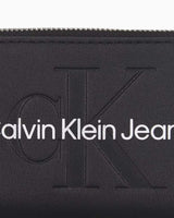 Calvin Klein Sculpted Zip Around Mono Cüzdan Black