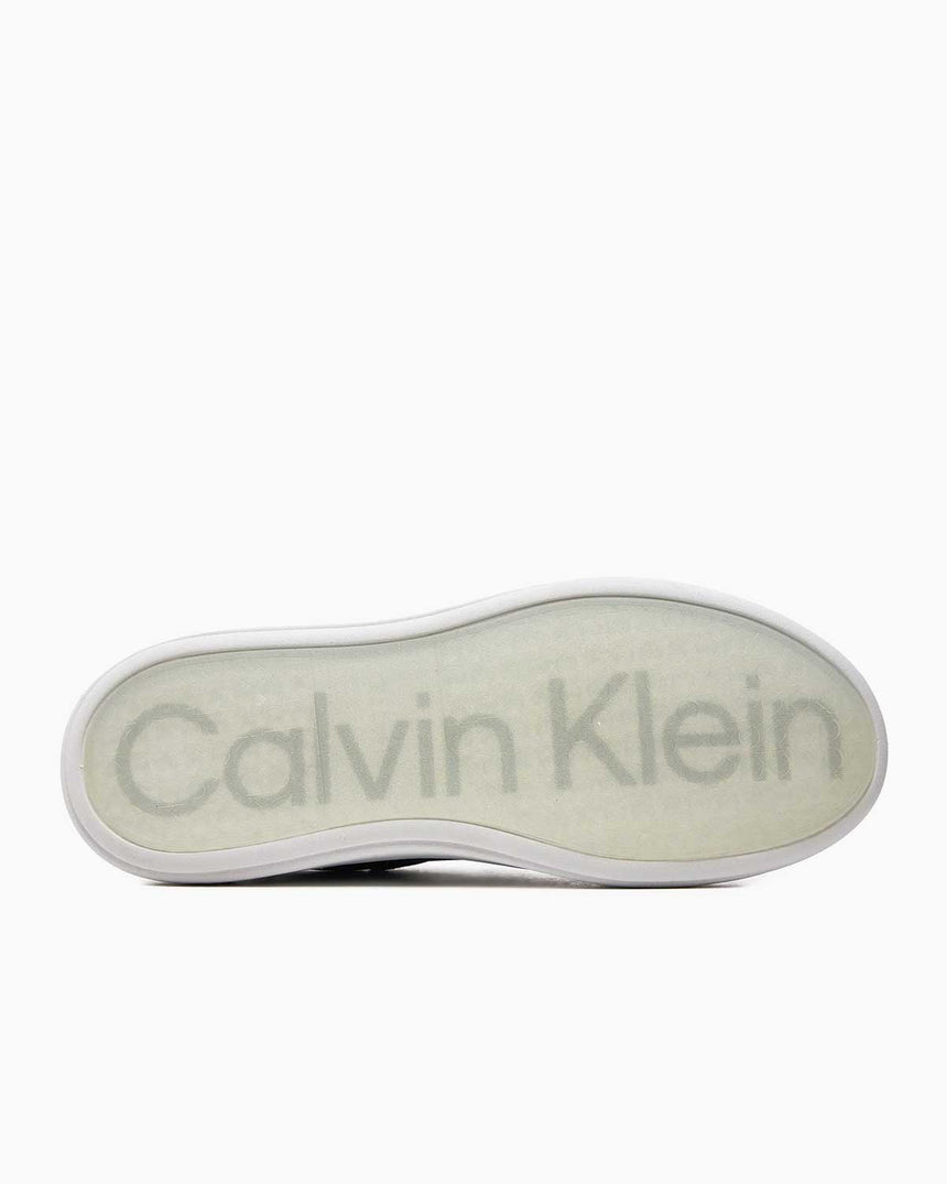 Calvin Klein Low Top Lace Up Sneakers Black Mono