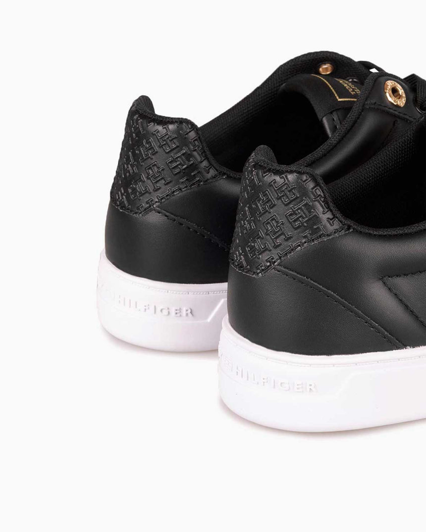 Tommy Hilfiger Elevated Essent Monogram Kadın Sneaker Black
