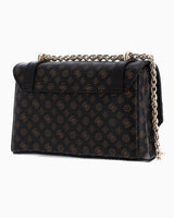 Guess Emilee Zincirli Mini Çapraz Askılı Çanta Mocha Logo