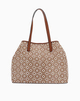 Guess Vikky Large Toto Omuz Çantası Cognac