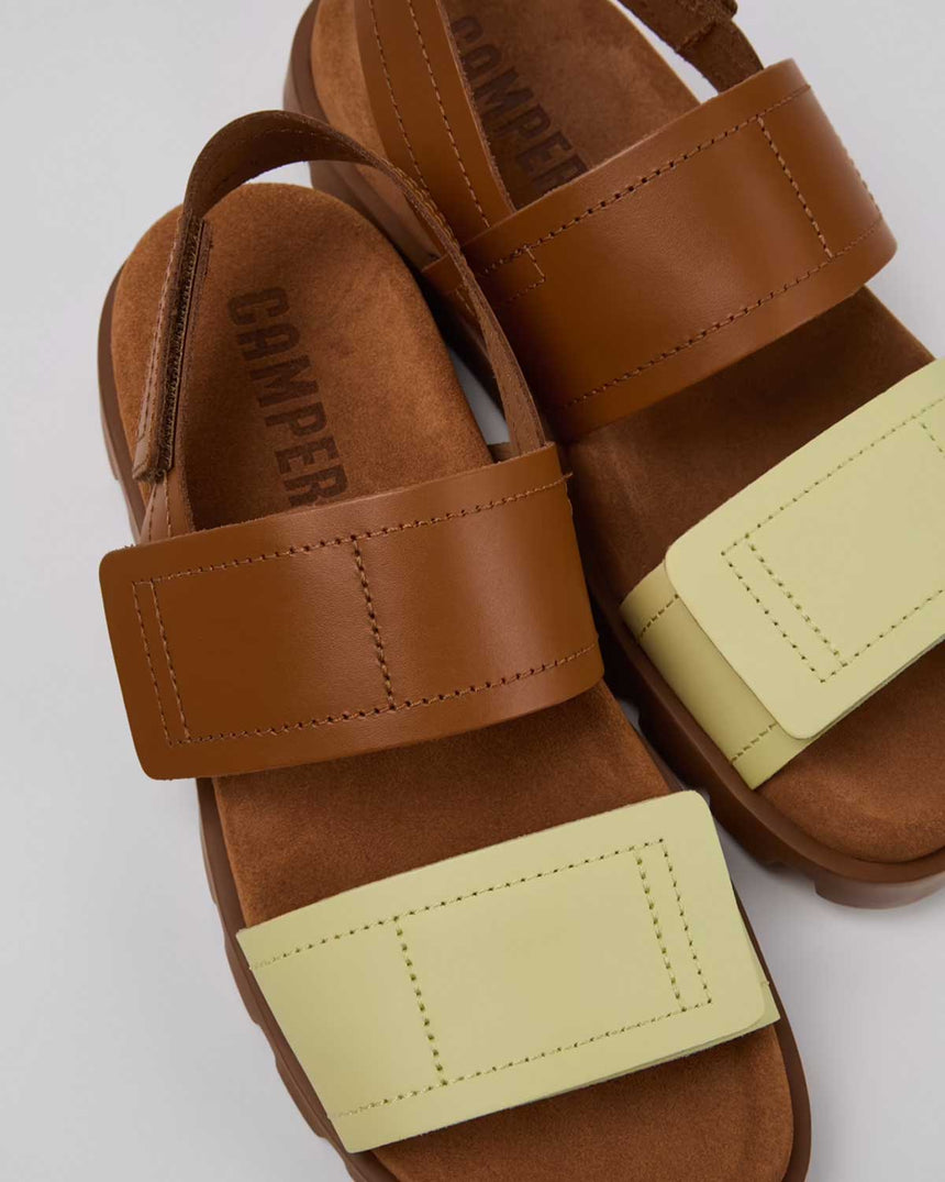 Camper Brutus Sandalet Bej - Taba