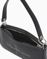Calvin Klein Sculpted Shoulder Pouch Omuz Çantası Black/Dark Juniper
