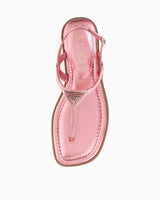 Guess Rainey4 Logolu Parmak Arası Sandalet Pink