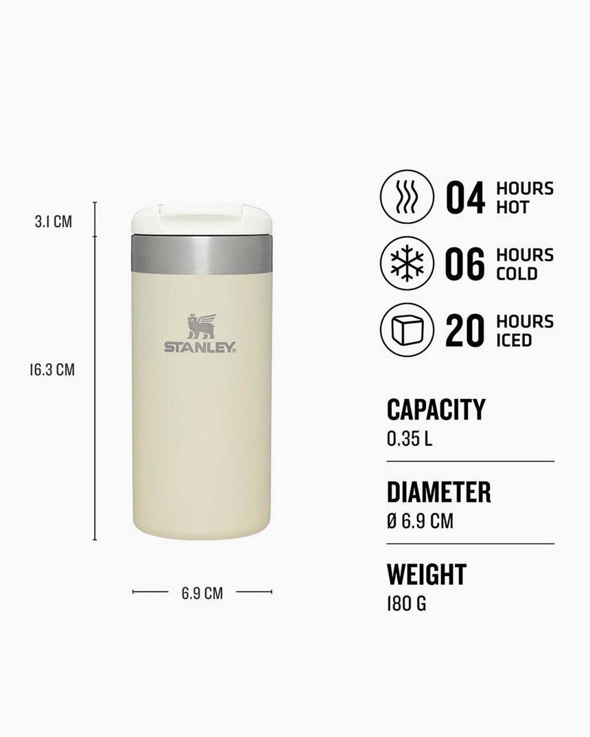 Stanley The AeroLight Transit Mug 0.35L / 12oz Termos Cream Metallic