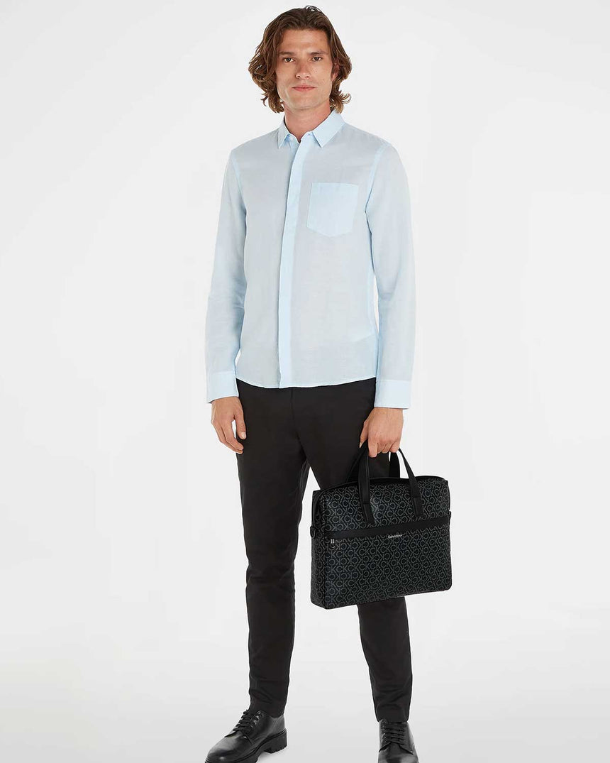 Calvin Klein Must Computer Mono Evrak Çantası Black Mono