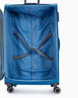 Pierre Cardin Büyük Boy Kumaş Valiz Mavi