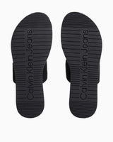Calvin Klein Flatform Logolu Terlik Triple Black