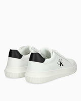 Calvin Klein Malmo Kısa Kalın Taban Mono Logo Erkek Sneaker Bright White/Black