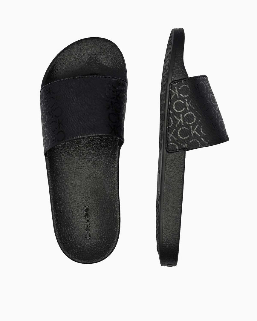 Calvin Klein Pool Slide Epi Mono Kadın Terlik Black