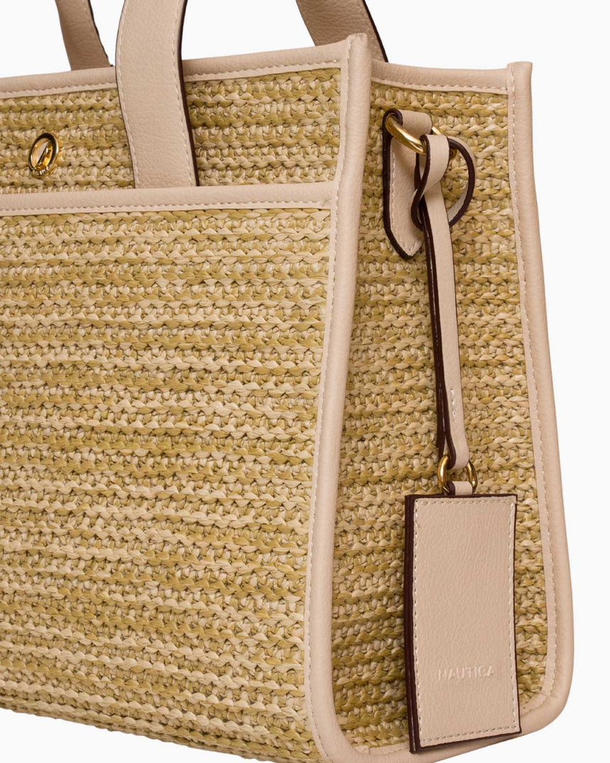 Nautica Logolu El Çantası Bej - Bej