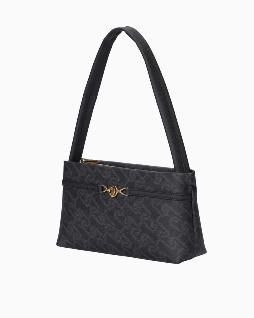 Us Polo Assn Desenli Omuz Çantası Siyah