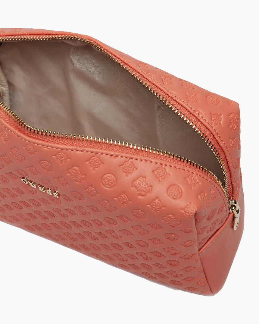 Guess Large Top Zip Portföy Çantası Coral