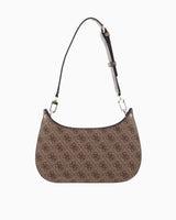 Guess Meridian Mini Bag El Çantası Latte Logo