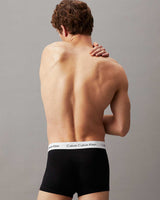 Calvin Klein Trunk 3Pk Underwear Bottoms Boxer Black/Grey Heather/White