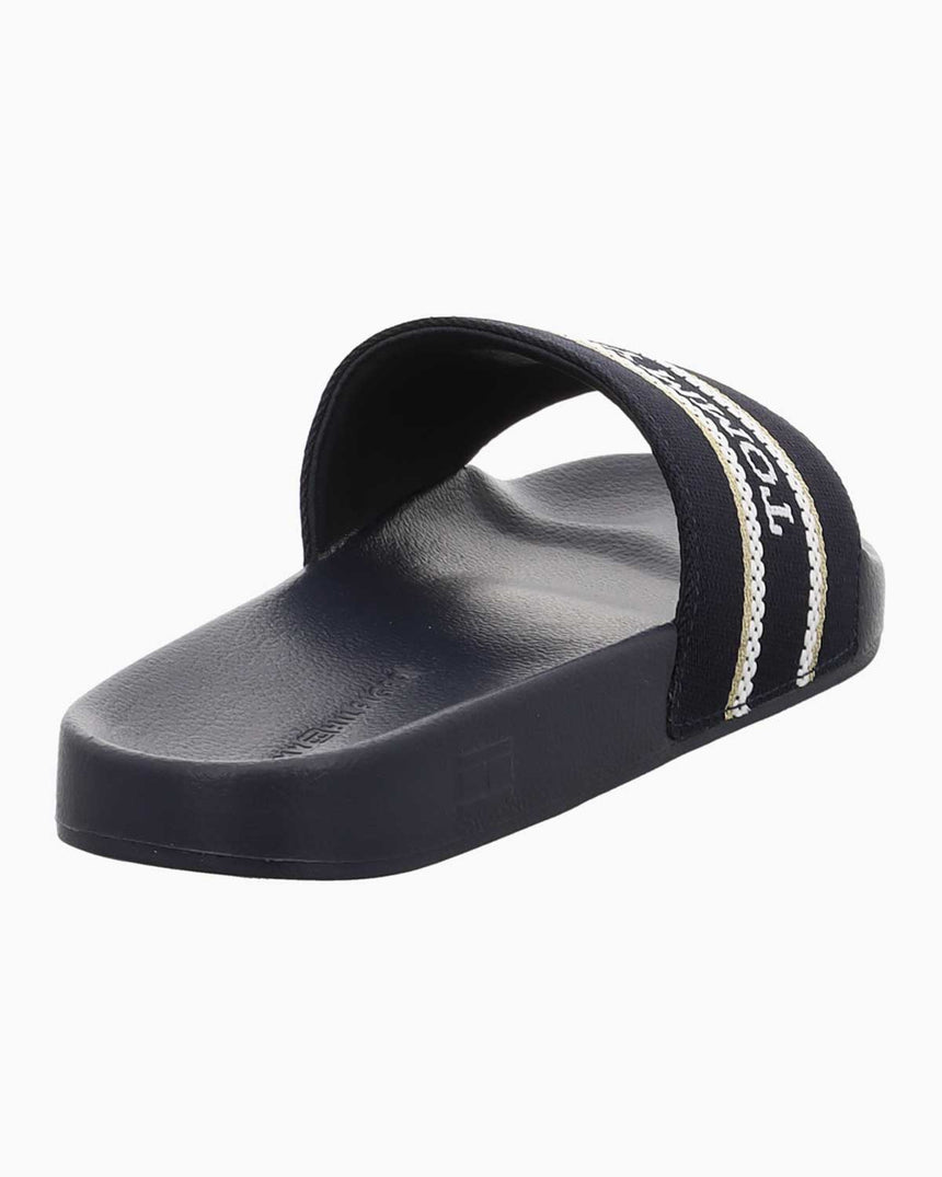 Tommy Hilfiger Poolside Flip Flops Terlik Space Blue