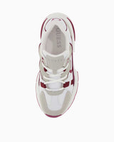Guess Carrli5 Logolu Sneaker White Magenta