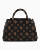 Guess Nelka Mini Satchel El Çantası Mocha Logo