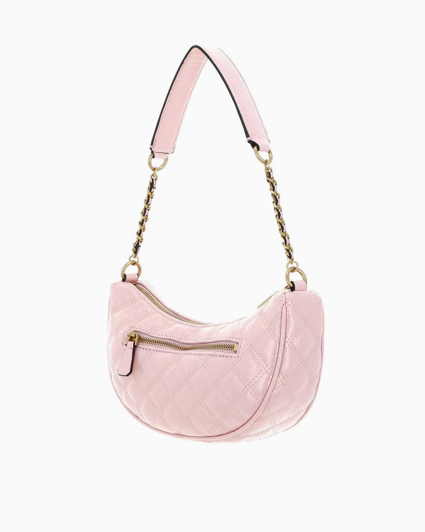 Guess Giully Üçgen Metal Logolu Omuz Çantası