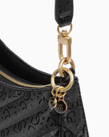 Guess Jania Top Logolu Omuz Çantası Black