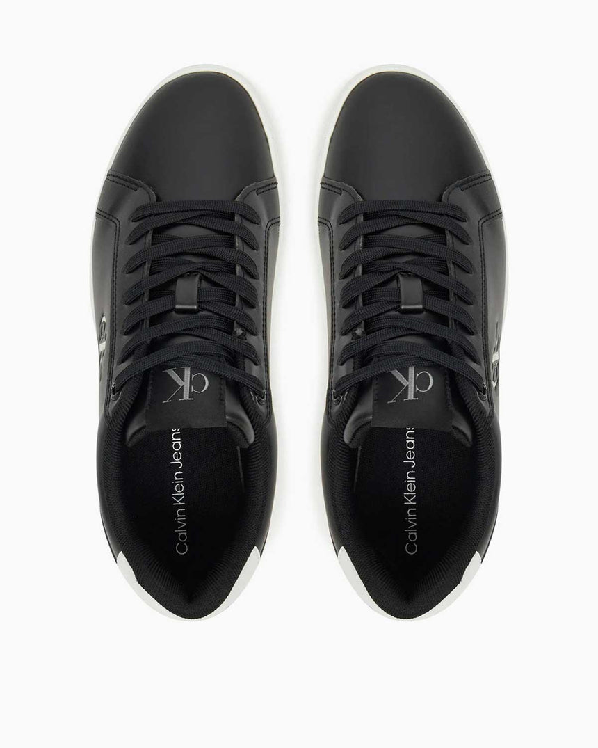 Calvin Klein Rome Klasik Çubuk Taban Kadın Mono Logo Kadın Sneaker Black/Bright White