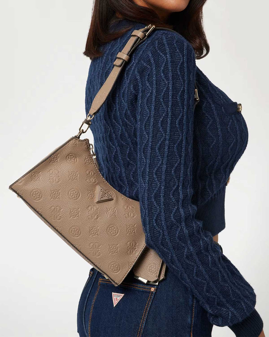 Guess Cresedia Top Zip Shoulder Bag Omuz Çantası