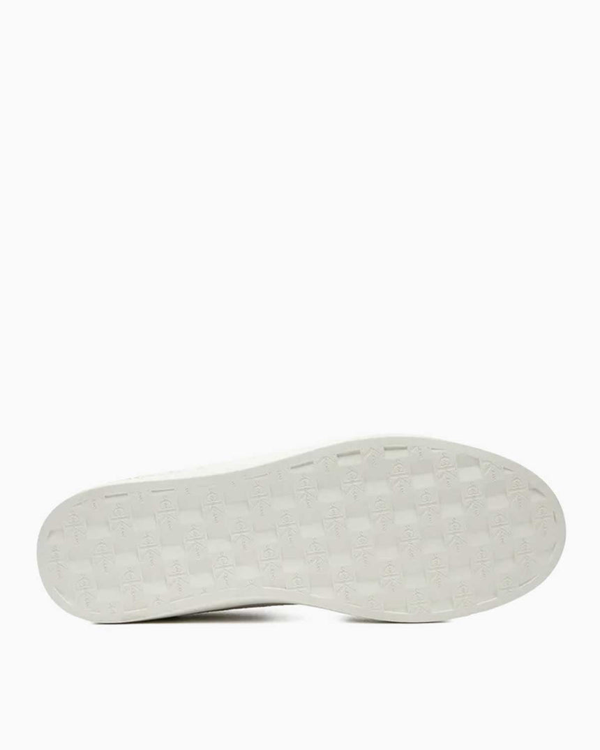 Calvin Klein Jeans Classic Cupsole Iconic Nylon Sneakers Bright White/Green Palm