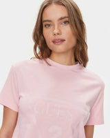 Guess Adele Logolu Crop Tshirt Face Powder