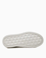 Calvin Klein Chunky Cupsole Laceup Lth Ml Mtl Kadın Sneaker Bright White/Silver