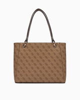 Guess Noelle 4G Logolu Kadın Omuz Çantası Latte Logo / Brown