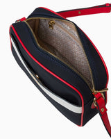 Us Polo Assn Logolu Çapraz Askılı Çanta Lacivert - Kırmızı - Beyaz