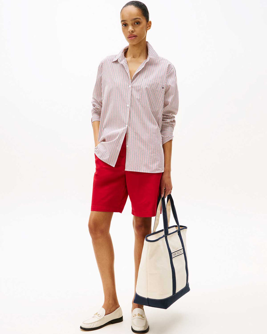 Tommy Hilfiger Summer Canvas Omuz Çantası Space Blue