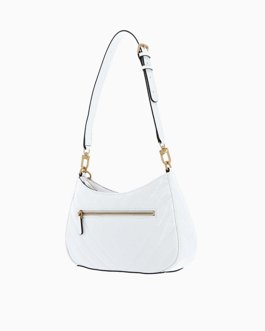 Guess Jania Top Logolu Omuz Çantası White